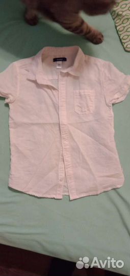 Детские рубашки на мальчика 4-5 лет. 4 штуки
