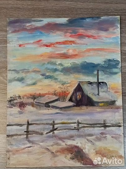 Картина маслом пейзаж