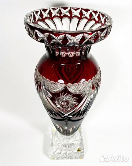 Огромная хрустальная ваза бартманн доротенхютте