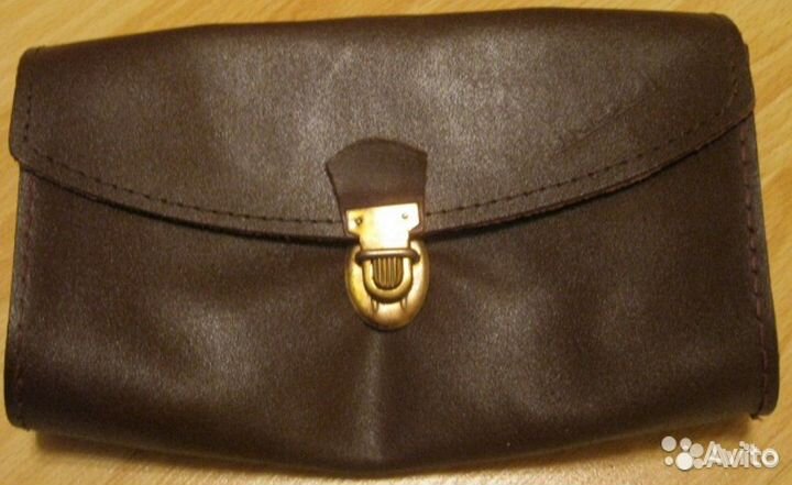 Сумочка сумка кожаная коричневая новая СССР