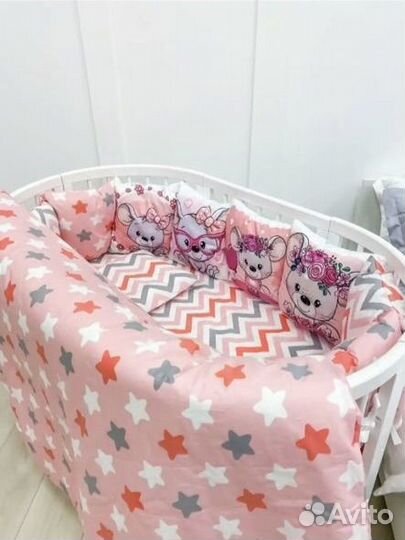 Бортики в кроватку