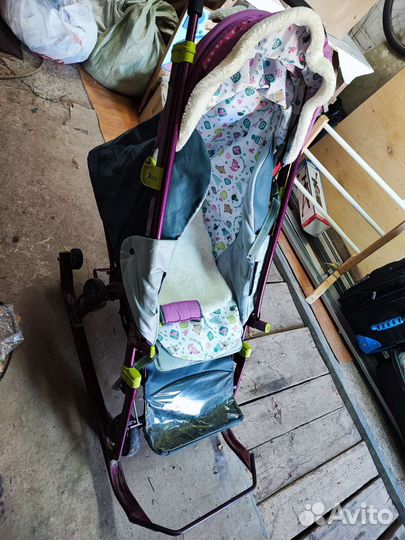 Коляска санки