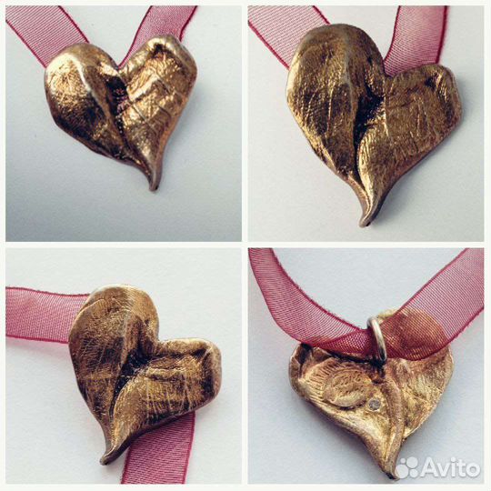 Винтажные украшения в форме сердца