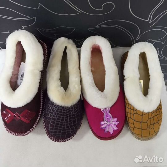 Меховушки на подошве