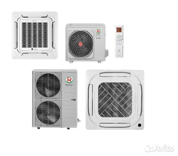 Кассетный Пром Кондиционер Royal Clima на 55кв.м