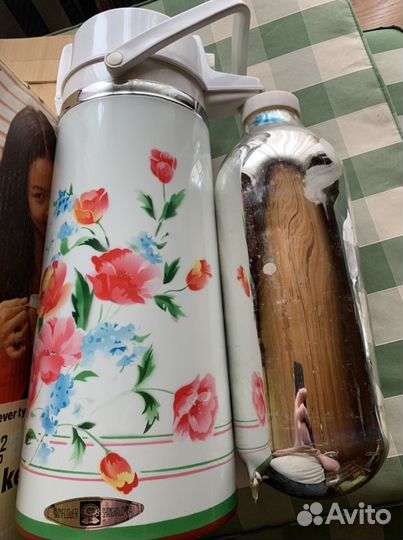 Термос китайский с помпой