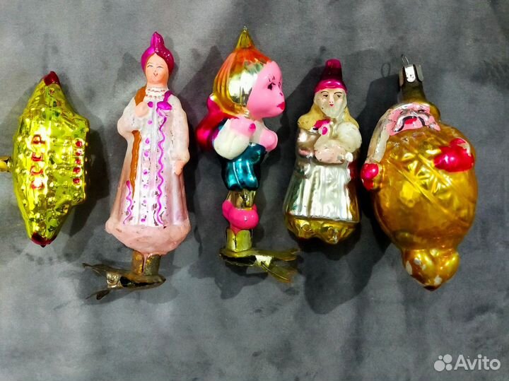 Елочные игрушки СССР