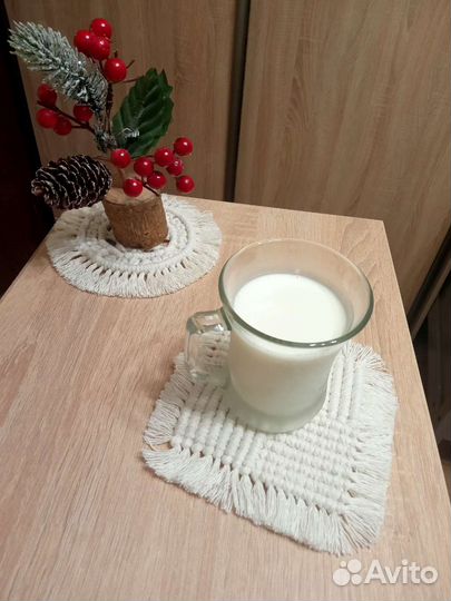 Салфетки макраме. Подставки под горячее