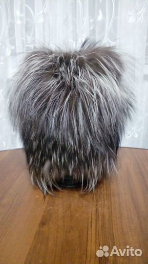 Шапка женская зимняя из чернобурки