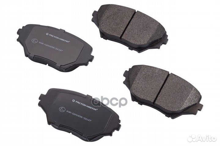 Колодки тормозные MKD862 Friction Master