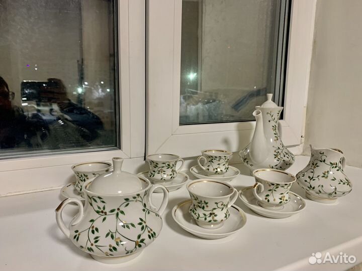 Кофейный сервиз фарфор СССР