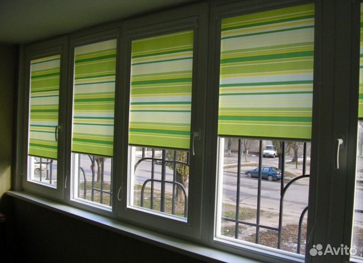 Шторы рулонные, жалюзи