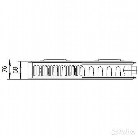 Радиатор стальной панельный axis 21 500 x 900 Ve
