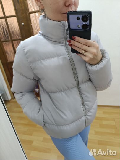 Пуховик куртка зефирка 42-44