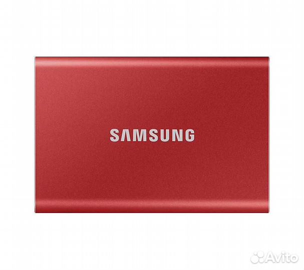 Внешний SSD Samsung T7 500Gb, красный (MU-PC500R/W