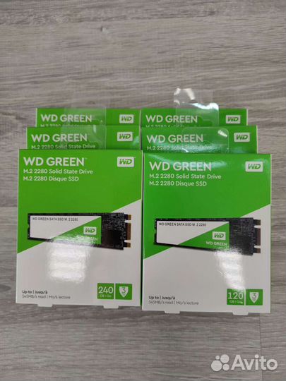 Ssd m2 WD green 120 gb/240 M.2 новые/гарантия