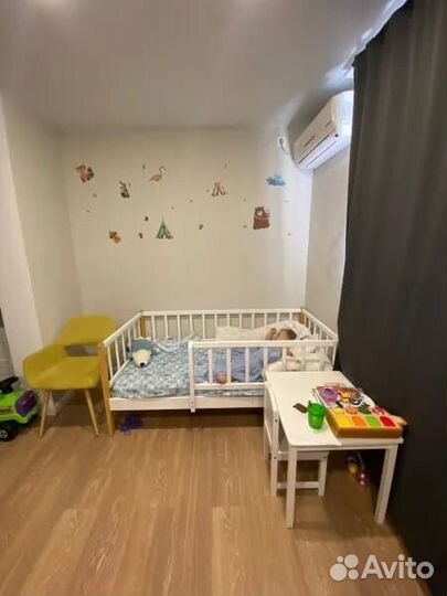 Кроватка Лисенок из натурального дерева от 2х лет