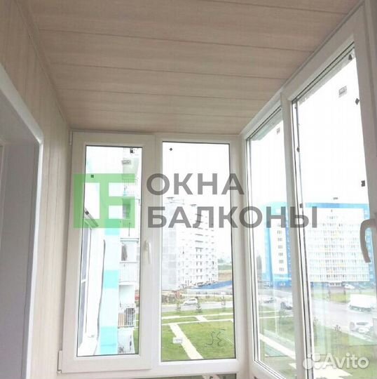 Остекление балконов. Окна пвх