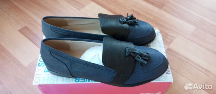 Лоферы кожаные женские Spur (Корея) новые 39 разме