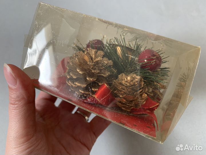 Новый новогодний подсвечник ретро Старинный