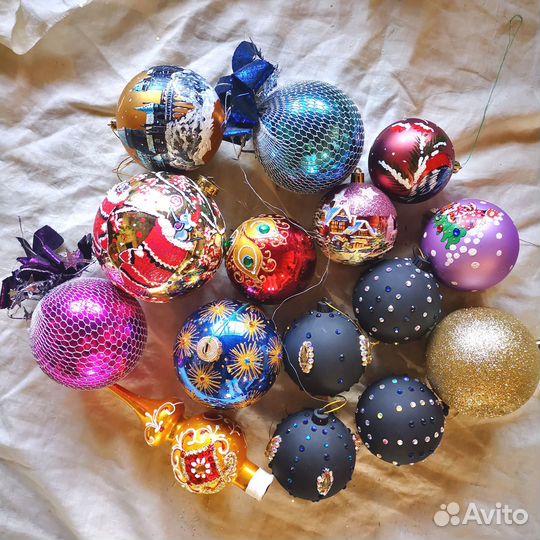 Новогодние украшения, елочные игрушки