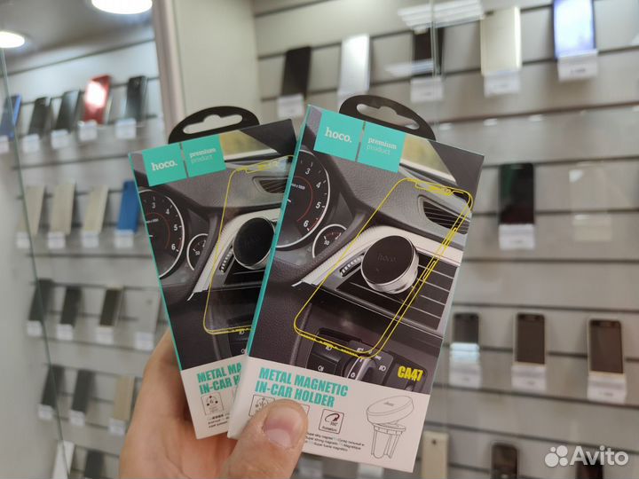 Автомобильный Держатель hoco CA47 Gray