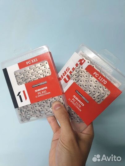 Цепи Sram на 8, 9, 10, 11, 12 скоростей (новые)