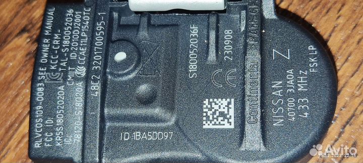 Датчики давления в шине 407003JA0A