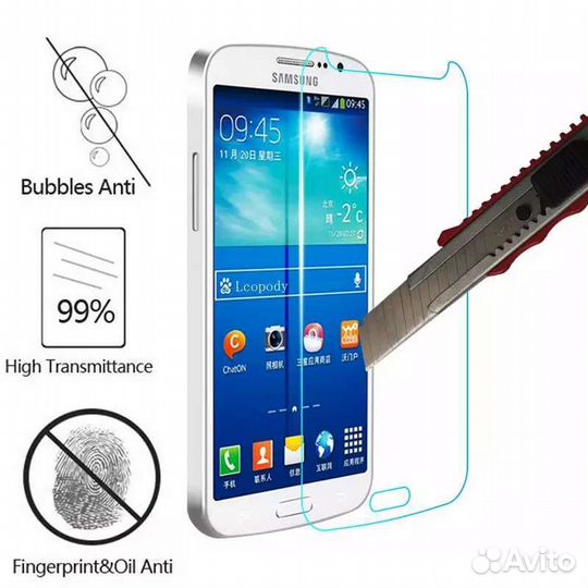 Защитное стекло Samsung grand 2 duos