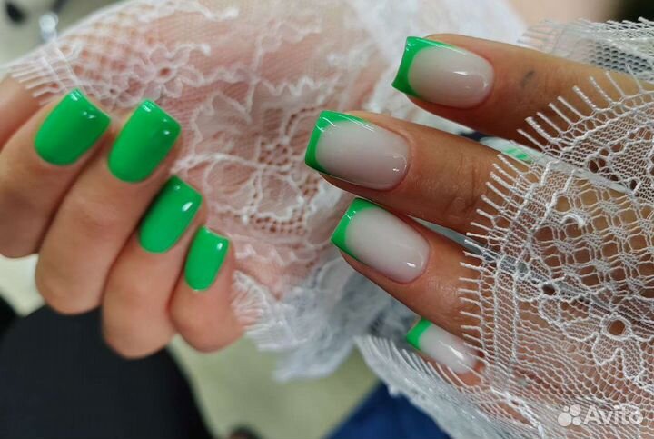Маникюр с покрытием гель лак