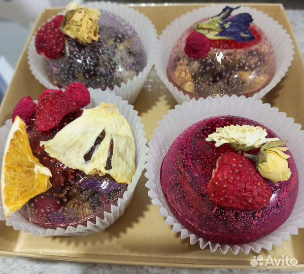 Чайные бомбочки, шоколадные с маршмеллоу и какао