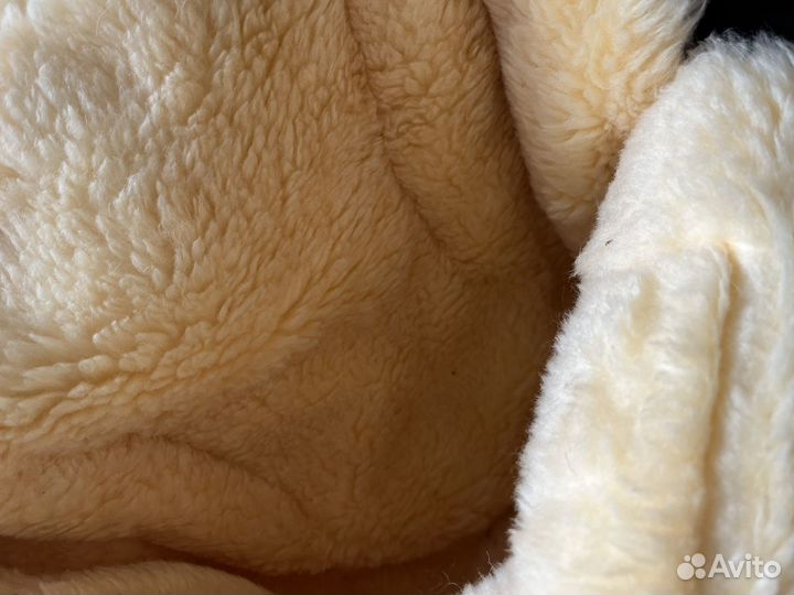 Зимний конверт в коляску на овчине