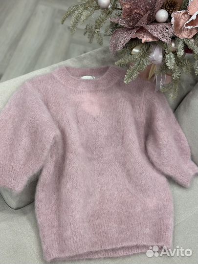 Джемпер пушистый Италия новый