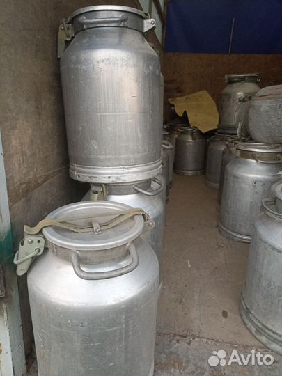 Фляга, Бидон алюминиевый на 40 литров новый