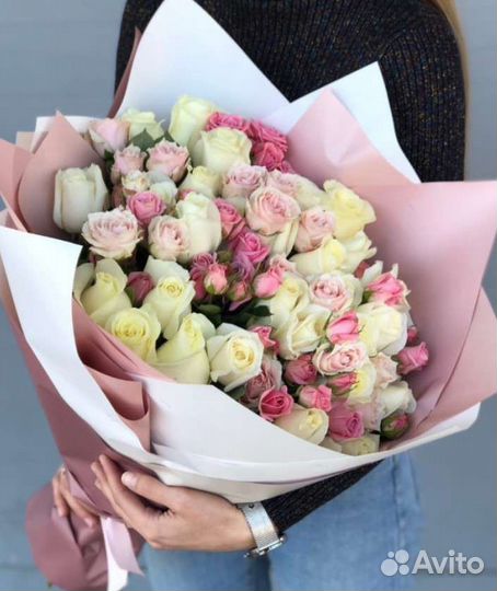 Цветы розы с доставкой 24