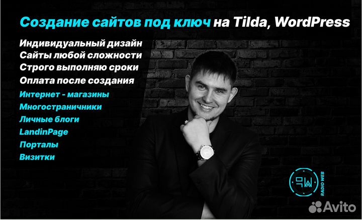 Создание сайтов (Tilda, WordPress)