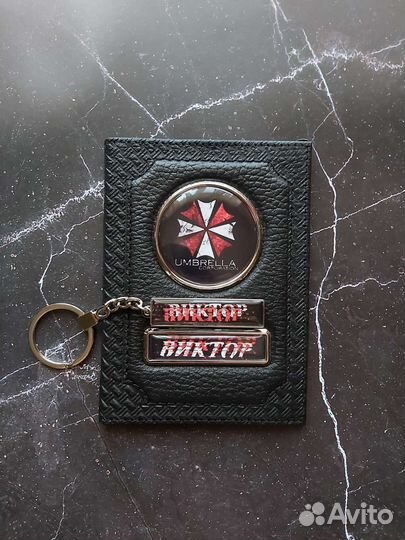 Обложка на паспорт ручной работы