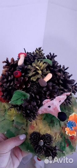 Осенняя поделка из природных материалов