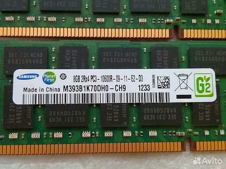 8Gb DDR3 eccreg Samsung серверов и рабочих станций