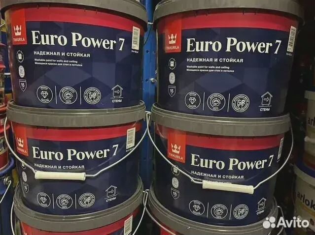 Краска Тиккурила Евро-7 Tikkurila Euro Power 7