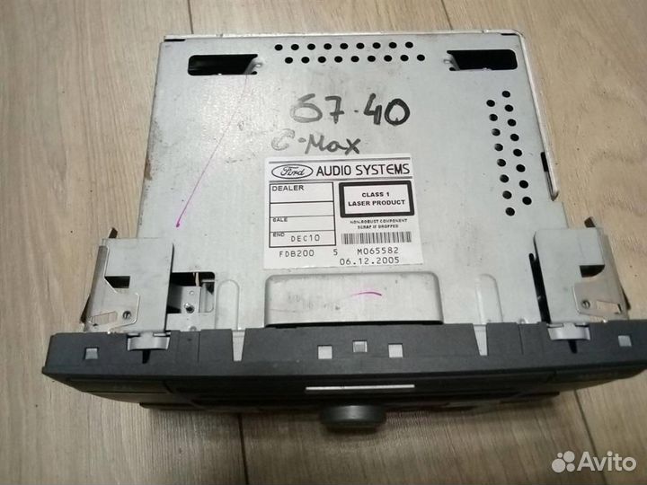 Магнитола от Ford C-MAX 2003-2011