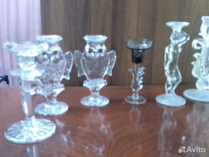 Хрустальные подсвечники