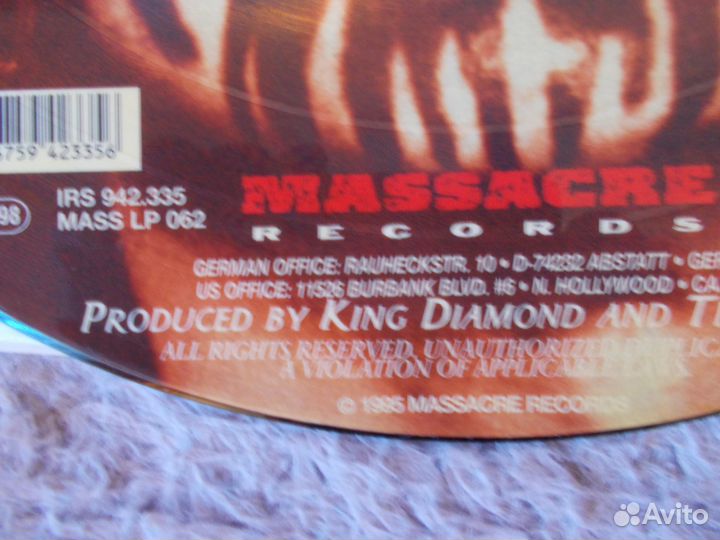 King Diamond The Spider's Lullabye 1995, germany