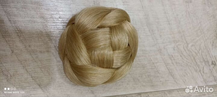 Шиньон на заколке