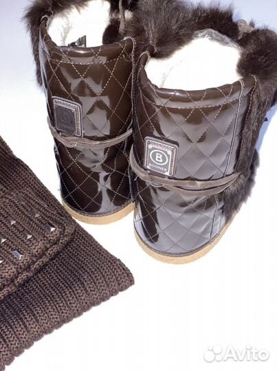 Catya комплект шапка, шарф, луноходы Bogner 24-27