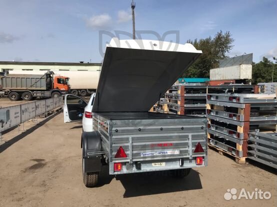 Прицеп 01.026 с крышкой Н680мм. Г/П 482