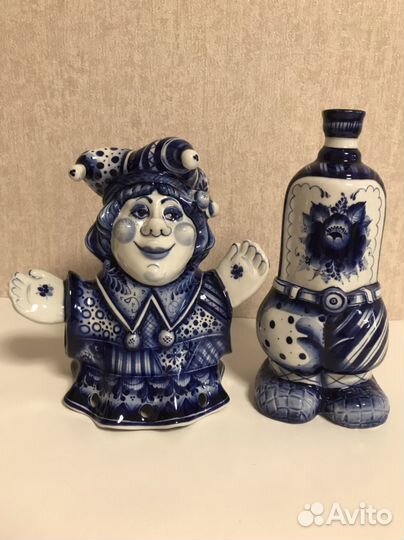 Гжель авторские работы Л.и В. Черновы