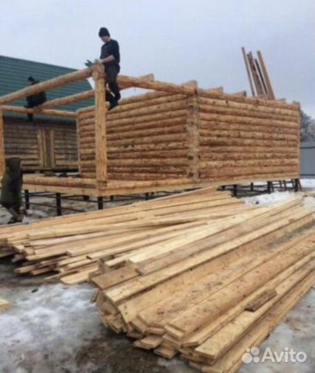 Сруб 6х6+3м с доставкой