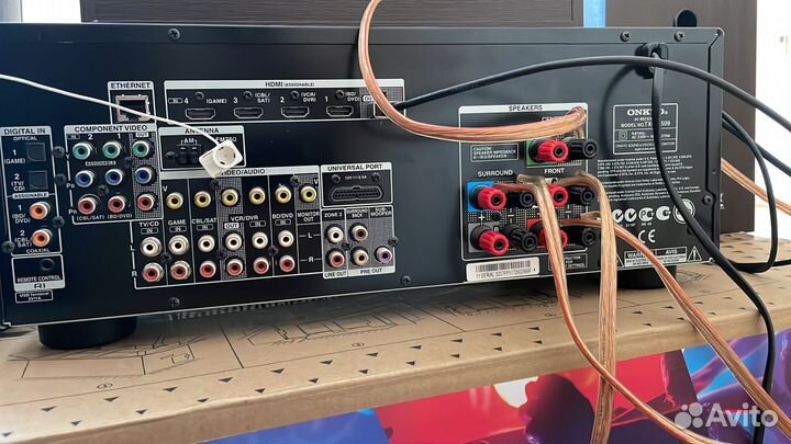 Акустическая система Wharfedale, ресивер onkyo