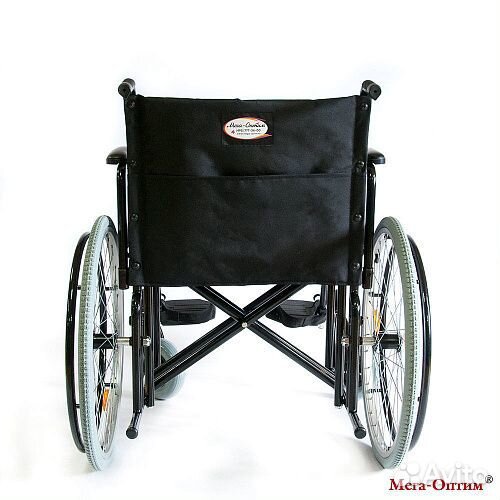 Кресло-коляска инвалидная мега-оптим 711AE пневмо